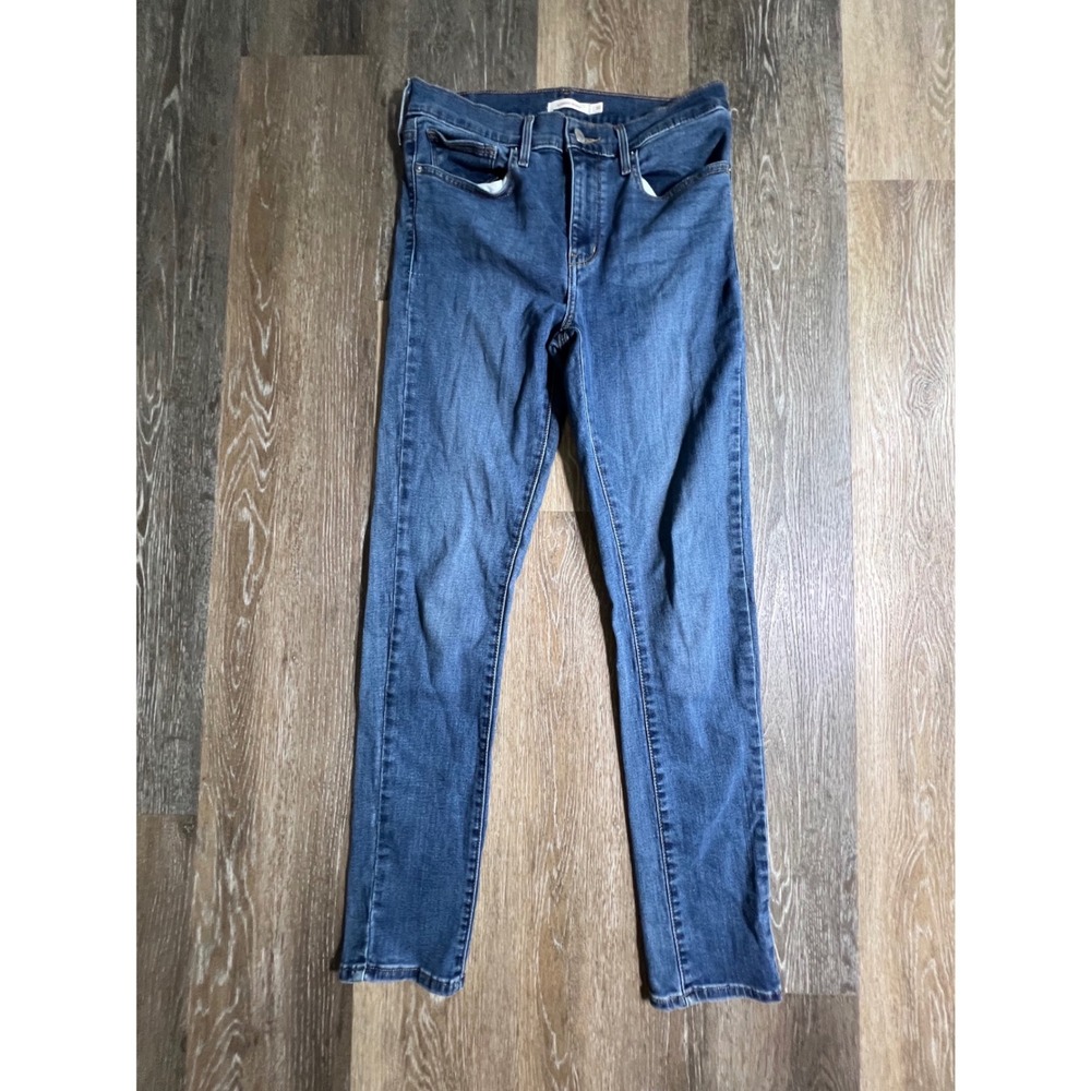 Levi's Slimming Skinny Jeans Womens 30 Blue Excellent Medium‎ Wash Denim Pants
